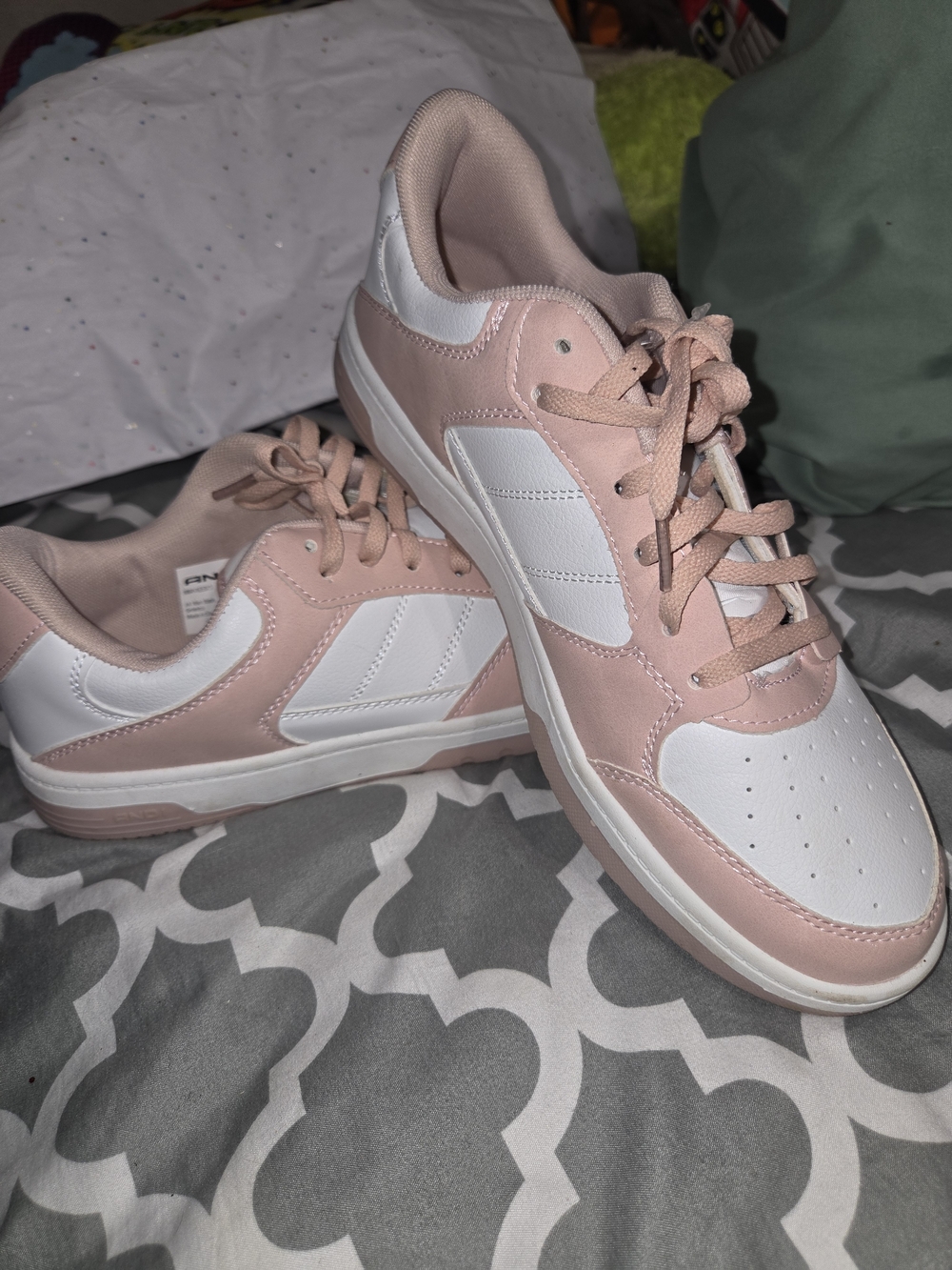 AND1 Pink & White Sneakers US 11